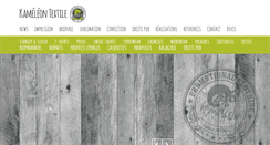 Desktop Screenshot of kameleon-textile.be