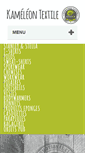 Mobile Screenshot of kameleon-textile.be
